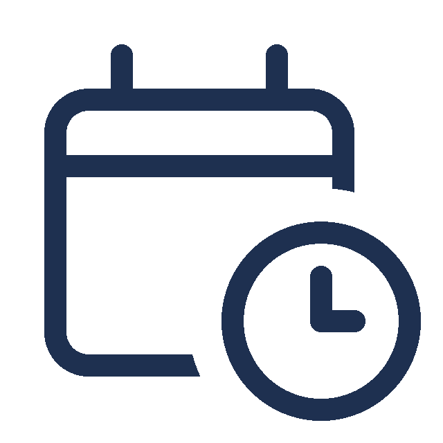 calendar clock icon