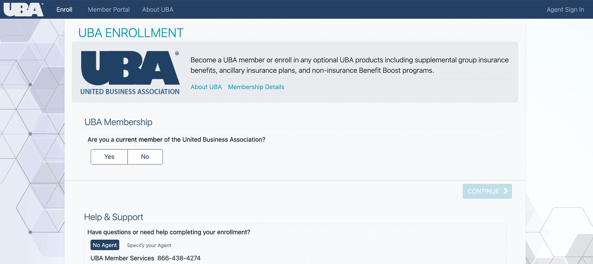 United Business Association Enrollment